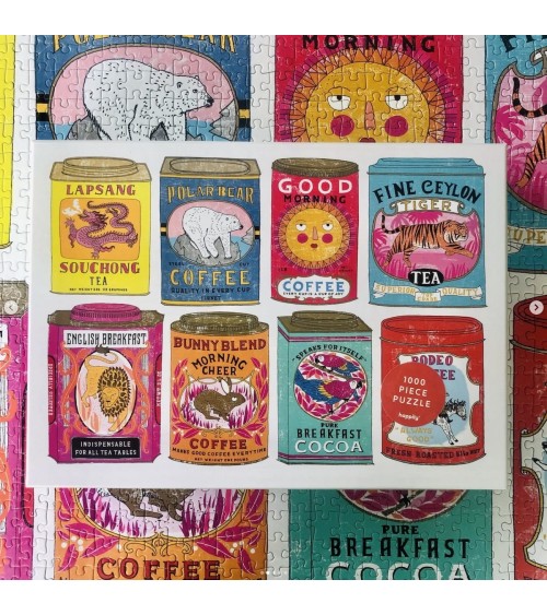 Hot Stuff - Puzzle 1000 pièces Happily Puzzles jeu de puzzle design original moderne cool