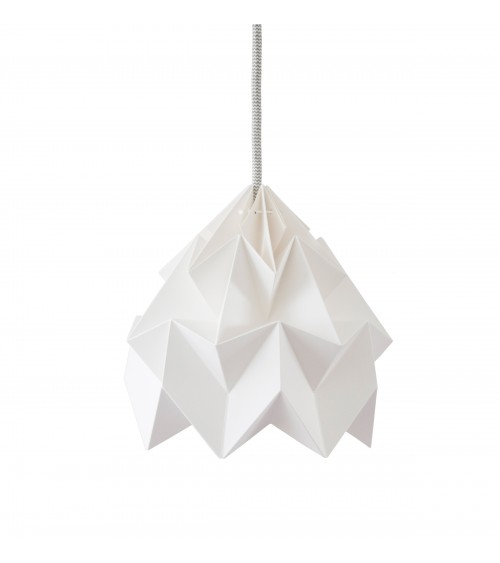 Moth Blanc - Abat-jour en papier pour suspension Studio Snowpuppe lampe moderne original