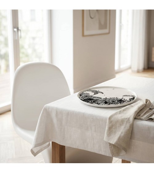 Assiette en porcelaine - Edition Limitée Les Béguins by Pupa Maison Dejardin original suisse