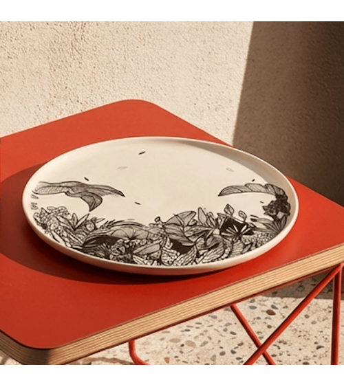 Assiette en porcelaine - Edition Limitée Les Béguins by Pupa Maison Dejardin original suisse