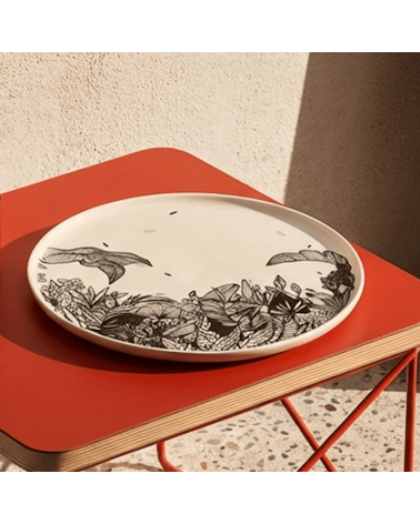 Porcelain Plate - Limited Edition Les Béguins by Pupa Maison Dejardin