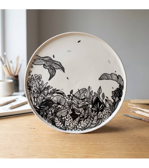 Porcelain Plate - Limited Edition Les Béguins by Pupa Maison Dejardin