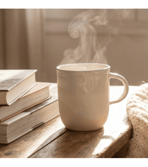 Großer Porzellan Becher - Vapor Rosa Maison Dejardin kaffeetassen teetasse grosse lustige schöne kaufen