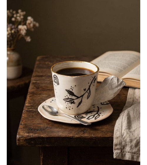 Tasse à café en porcelaine - Pupa x Maison Dejardin Maison Dejardin design à café thé cappuccino originale grande grosse orig...