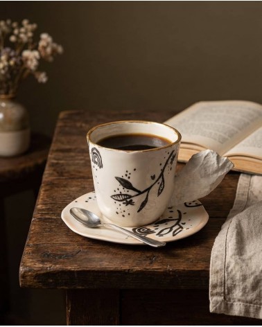 Tasse à café en porcelaine - Pupa x Maison Dejardin Maison Dejardin design à café thé cappuccino originale grande grosse orig...