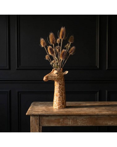 Vase à fleurs - Girafe Quail Ceramics design fleur décoratif original kitatori suisse