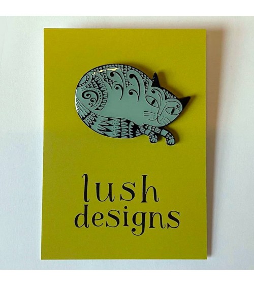 Kitty Pin Badge Lush Designs broches and pins hat pin badges collectible