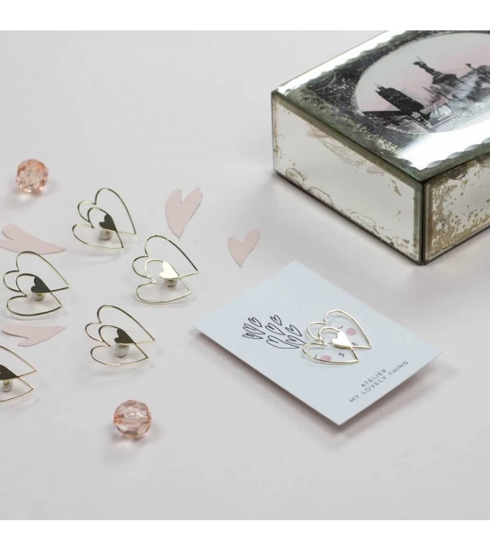 Love - Gold Brass Pin My Lovely Thing broches and pins hat pin badges collectible