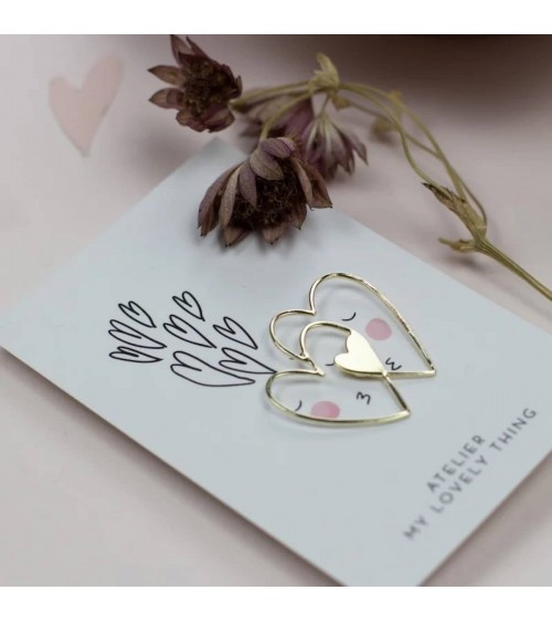 Liebe Anstecknadel - Pin Anstecker aus vergoldetem Messing My Lovely Thing Anstecknadel Ansteckpins pins anstecknadeln kaufen