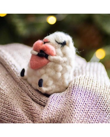 Loving Lottie Sheep - Pecorelle di feltro - Oggetti decorativi Sew Heart Felt particolari kitatori svizzera