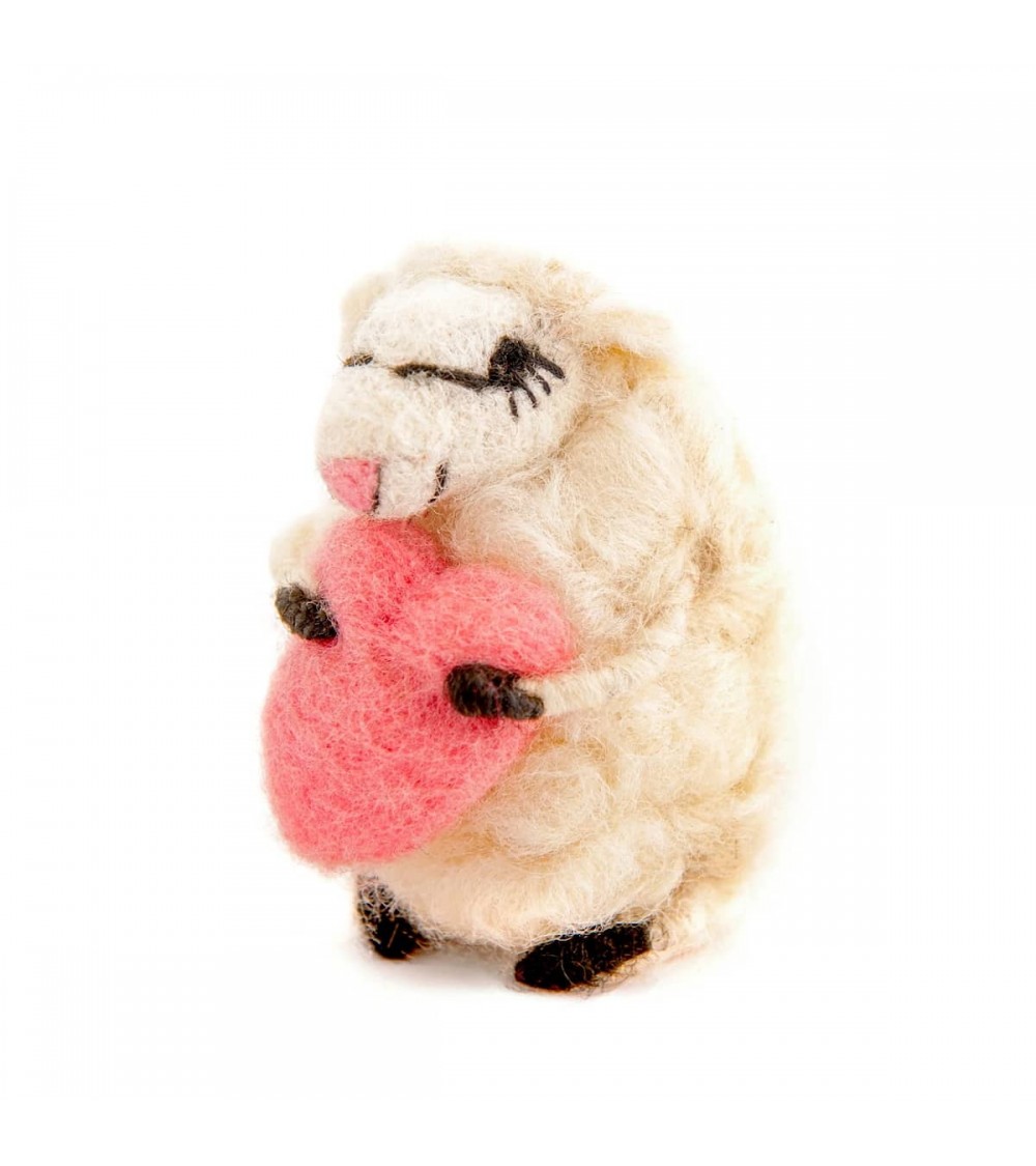 Loving Lottie Sheep - Schaf aus Filz - Deko-Objekt Sew Heart Felt schöne deko schweiz kaufen