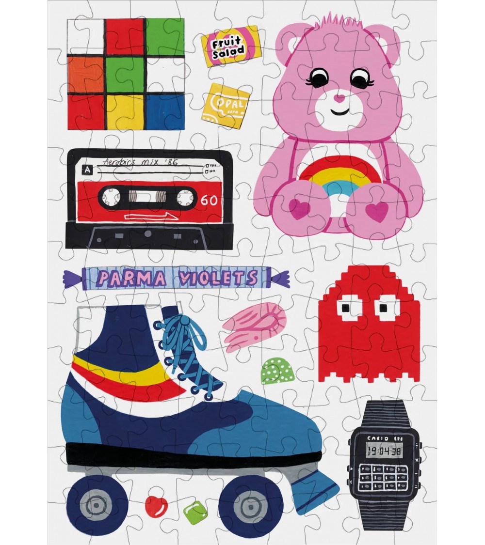 In the 80's - 99 Piece Mini Jigsaw Puzzle Happily Puzzles art puzzle jigsaw adult picture puzzles