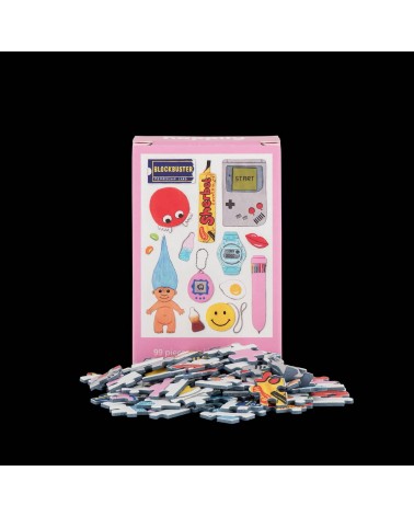 In the 90's - Mini Puzzle 99 Teile Happily Puzzles  coole lustige schöne puzzle kaufen shönes motiv