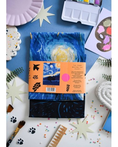 Vincat's Starry Night - Strofinacci da cucina Niaski asciugamano da cucina asciugamani doccia tessili