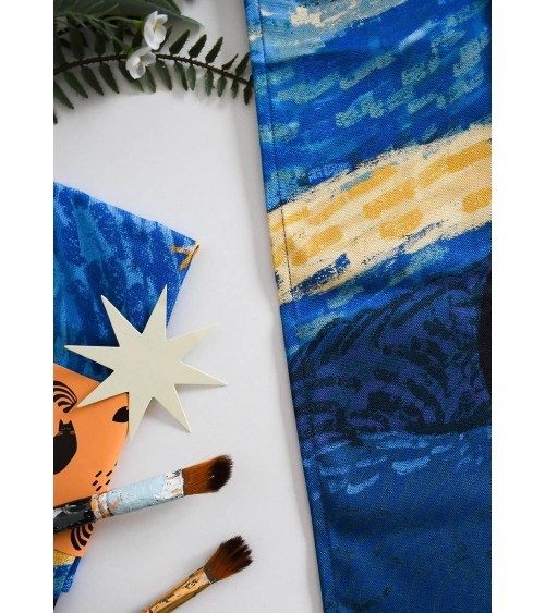 Vincat's Starry Night - Torchon, linge de cuisine original Niaski torchon vaisselle qualité serviette haut de gamme beaux ess...