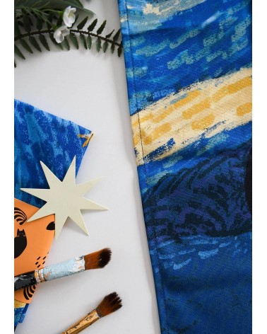 Vincat's Starry Night - Torchon, linge de cuisine original Niaski torchon vaisselle qualité serviette haut de gamme beaux ess...