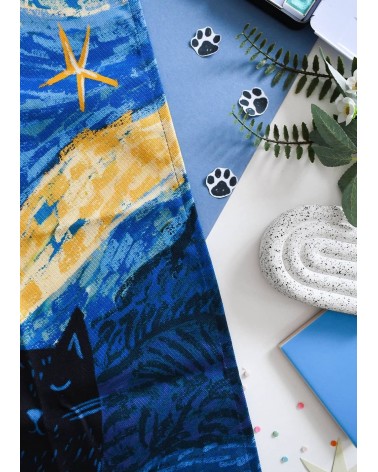 Vincat's Starry Night - Torchon, linge de cuisine original Niaski torchon vaisselle qualité serviette haut de gamme beaux ess...