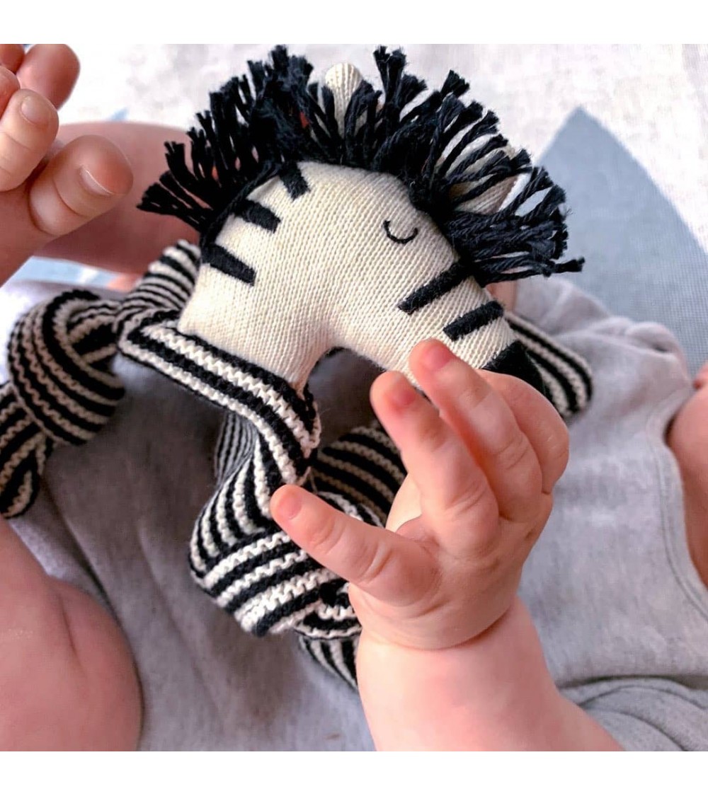 Schmusetuch - Zebra Sophie Home babyrassel rassel für babys schmusetuch schnuffeltuch