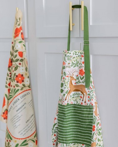 Tablier de cuisine - Magic Forest Gingiber personnalisé femme chic homme original cuisinier patissier barbecue