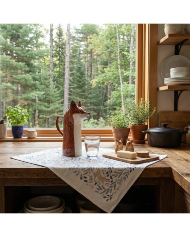 Winter Hare - Tea towel, kitchen towel Gingiber best kitchen hand towels fall funny cute