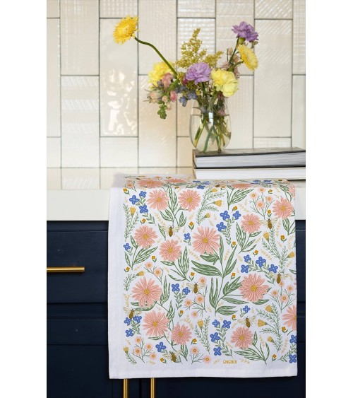 Fleur sauvage - Torchon, linge de cuisine Gingiber torchon vaisselle qualité serviette haut de gamme beaux essuie main originaux