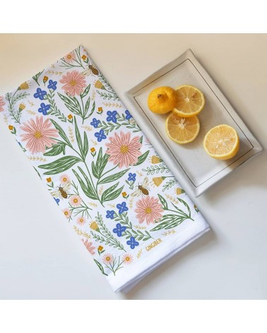 Wild Flower - Tea towel, kitchen towel Gingiber best kitchen hand towels fall funny cute