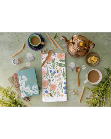 Wild Flower - Tea towel, kitchen towel Gingiber best kitchen hand towels fall funny cute