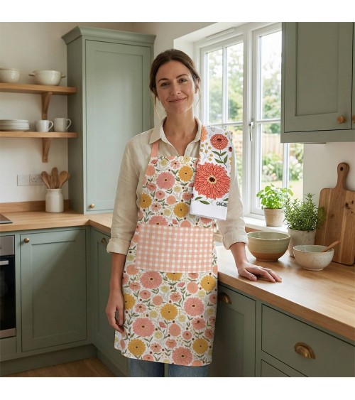 Kitchen Apron - Zinnia Gingiber kitchen cooking women funny cute bbq aprons for men