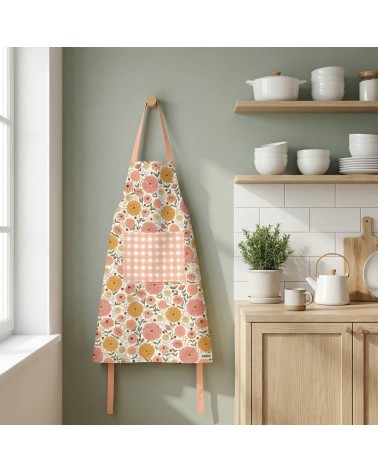 Tablier de cuisine - Zinnia Gingiber personnalisé femme chic homme original cuisinier patissier barbecue