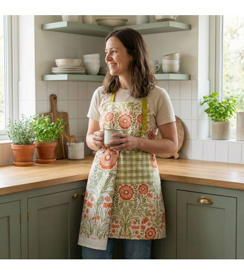 Mohnblume - Baumwoll Geschirrtuch, Küchentuch Gingiber geschirr küchen tücher kaufen schöne modern küchenhandtücher
