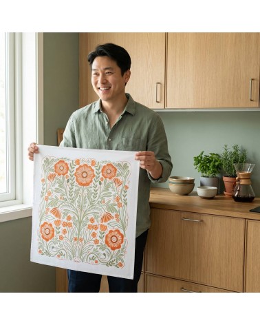 Poppy - Tea towel, kitchen towel Gingiber best kitchen hand towels fall funny cute