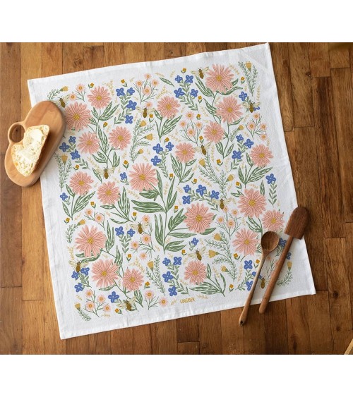 Wild Flower - Tea towel, kitchen towel Gingiber best kitchen hand towels fall funny cute