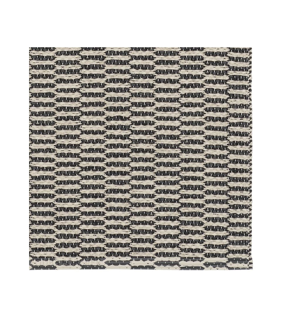 PEMBA Black - Scandinavian vinyl rug Brita Sweden cool vinyl rugs runner for kitchen washable outdoor rugs
