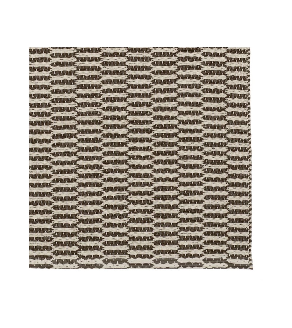 PEMBA Brown - Tapis scandinave en vinyle tissé Brita Sweden tapis scandinave en vinyle lavable en machine de cuisine exterieu...