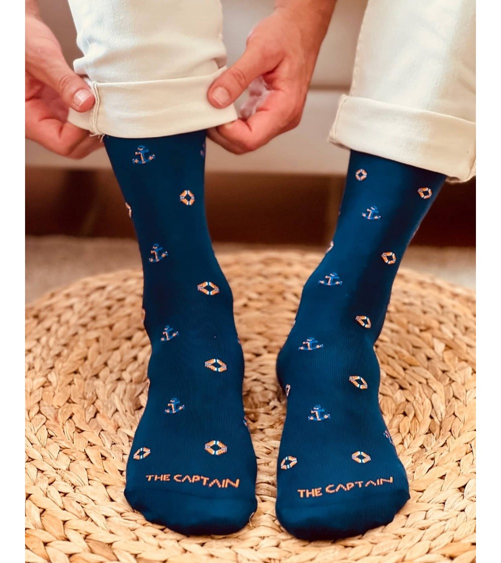 Calzini - Sea Lovers The Captain Socks calze da uomo per donna divertenti simpatici particolari