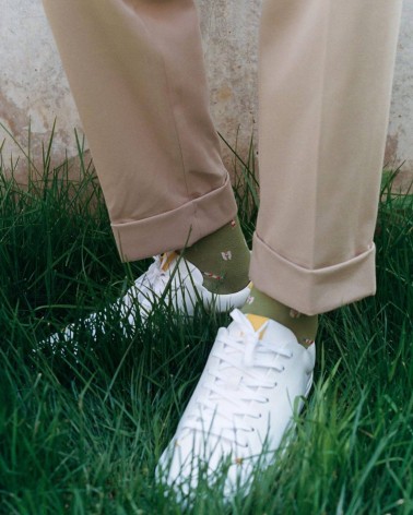 Dentiste - Chaussettes à motifs en coton bio The Captain Socks jolies pour femme originales pour homme chausset rigolotes dro...