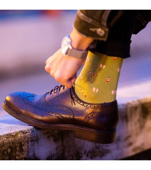 Dentist - Cool organic cotton socks - Black The Captain Socks funny crazy cute cool best pop socks for women men