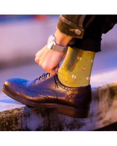 Dentist - Cool organic cotton socks The Captain Socks funny crazy cute cool best pop socks for women men