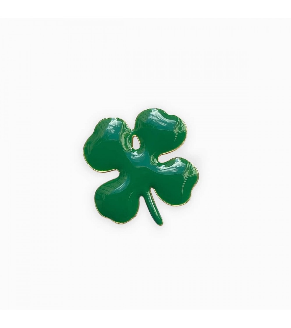 Pin's Gordon Vert - Pin's Trèfle à 4 feuilles Titlee pins rare métal originaux bijoux suisse