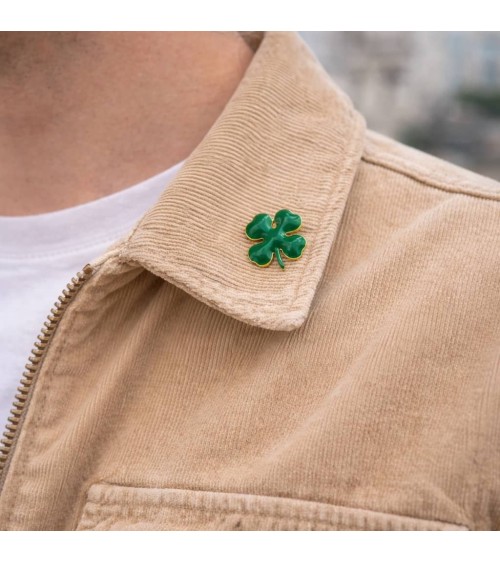 Gordon Green Pin - Four-Leaf Clover Pin Titlee broches and pins hat pin badges collectible