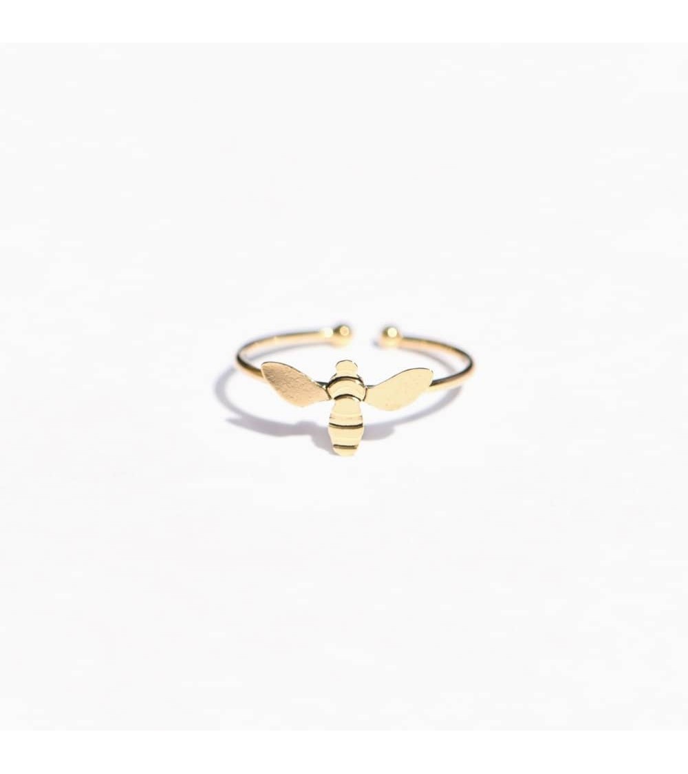 Anello Ape - Anello regolabile placcato in oro fino Titlee eleganti particolari da donna bambina