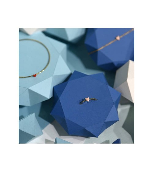 Verstellbarer Ring GRANT mit Herz – Puderrosa Titlee damen frau kinder spezielle kaufen