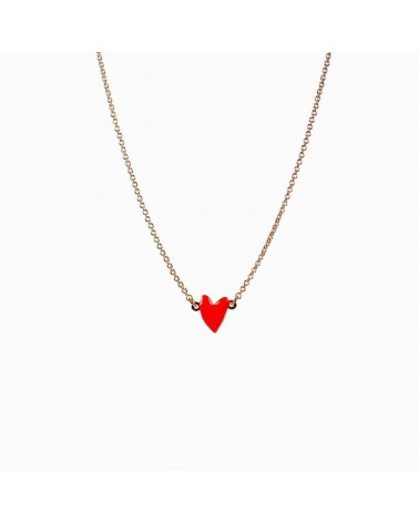 Collana GRANT - Cuore Rosso Papavero Titlee eleganti particolari da donna bambina