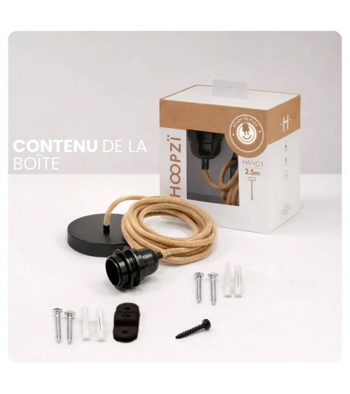 HANG-1 Lin - Lampe suspension luminaire, plafonnier Hoopzi Kitatori Suisse