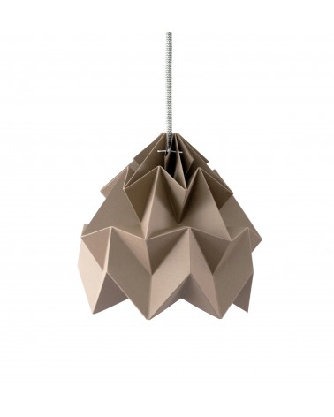 Moth Marron - Abat-jour en papier pour suspension Studio Snowpuppe lampe moderne original