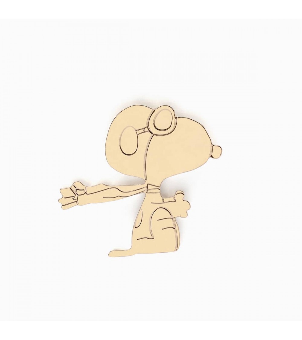 Anstecknadel Snoopy Flieger – Pin Anstecker aus Feingold Titlee Anstecknadel Ansteckpins pins anstecknadeln kaufen