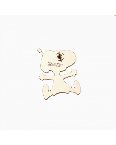 Pin's Snoopy Plongeur - Pin's doré à l'or fin Titlee pins rare métal originaux bijoux suisse