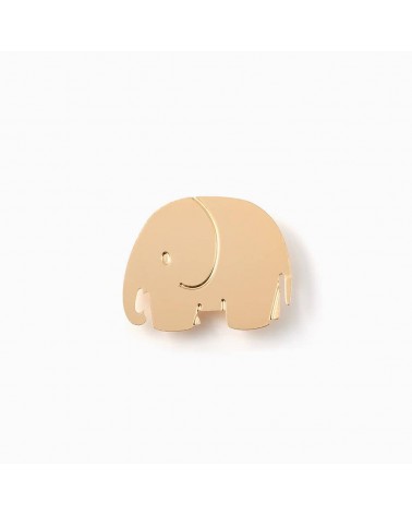 Pin's Éléphant x Miffy - Pin's doré à l'or fin Titlee pins rare métal originaux bijoux suisse