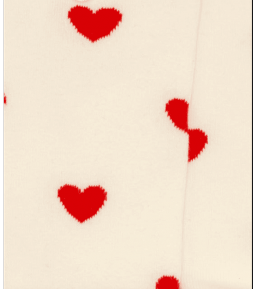 Herzen - Coole Socken aus Bio Baumwolle - Off-White Alfredo Gonzales socke kuschelsocken für damen lustig herren farbige cool...