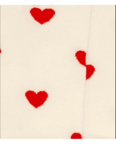 Herzen - Coole Socken aus Bio Baumwolle - Off-White Alfredo Gonzales socke kuschelsocken für damen lustig herren farbige cool...